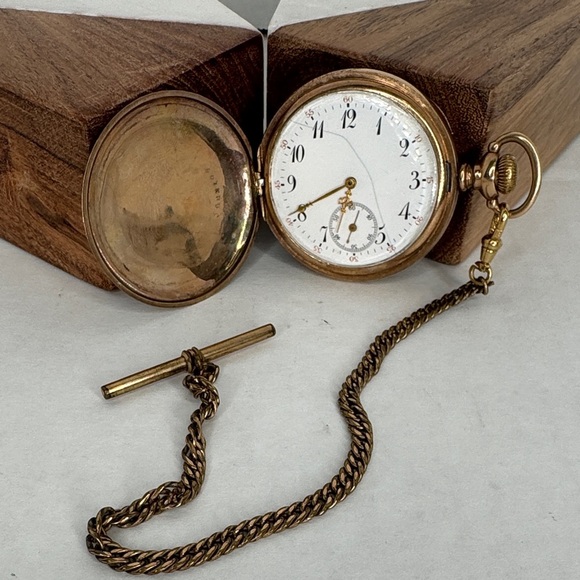 Antique Other - Antique 1800s Fahys Gold Filled Pocket Watch Art Nouveau UNTESTED